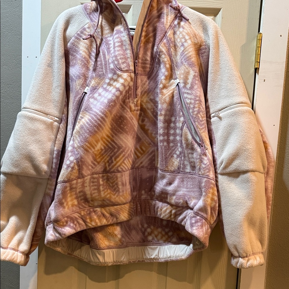 Free People Movement wild and free printed fleece pattern batik geo combo s-L